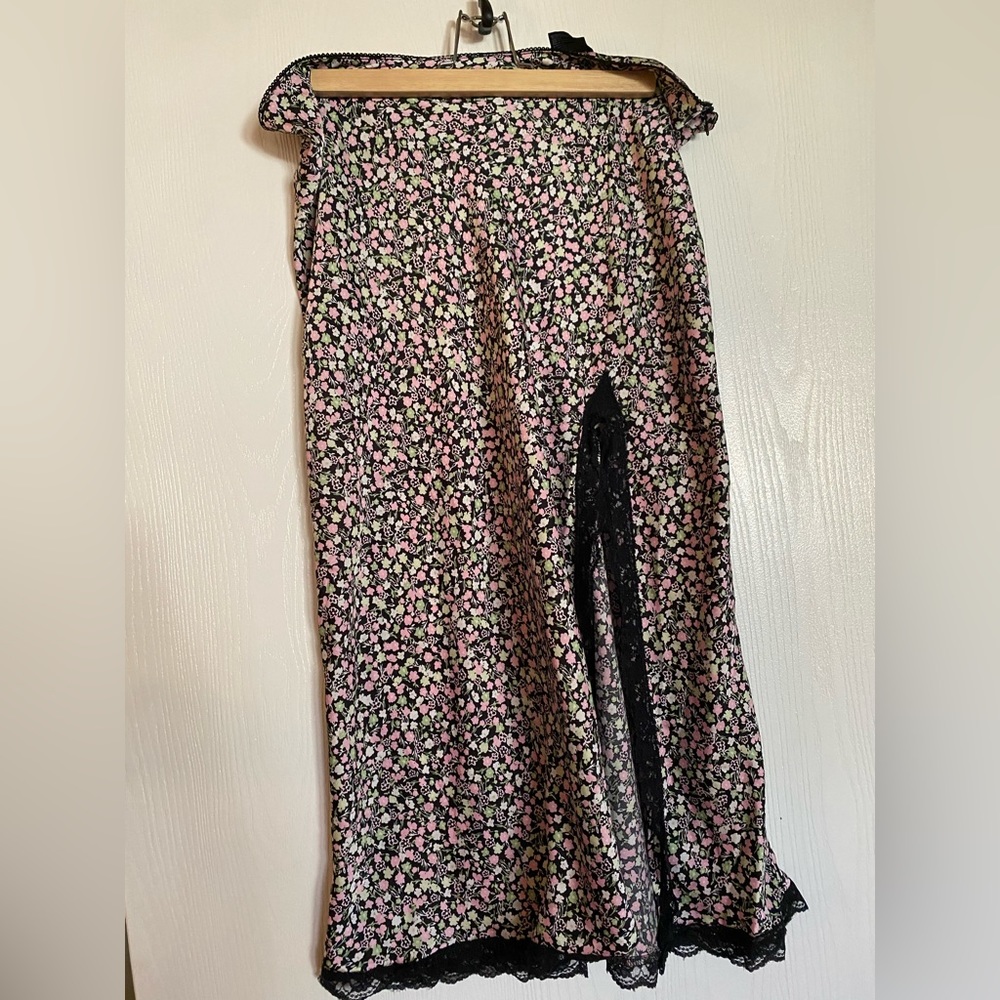 Floral Slip Skirt